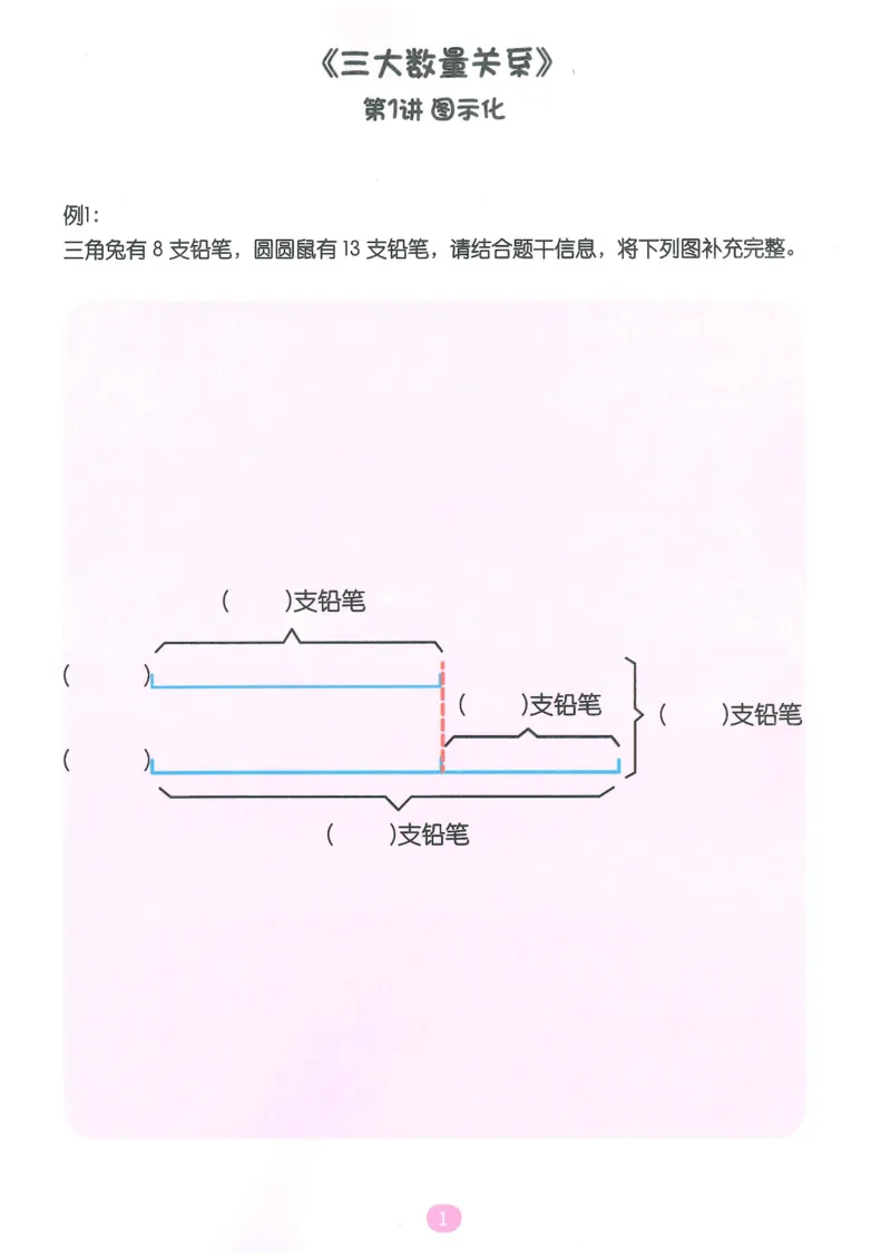 《随堂操作卡_（G1450)火花思维幼小衔接及L1-L5_L5(七大专题完结)_第05专题《三大数量关系》》第2页预览