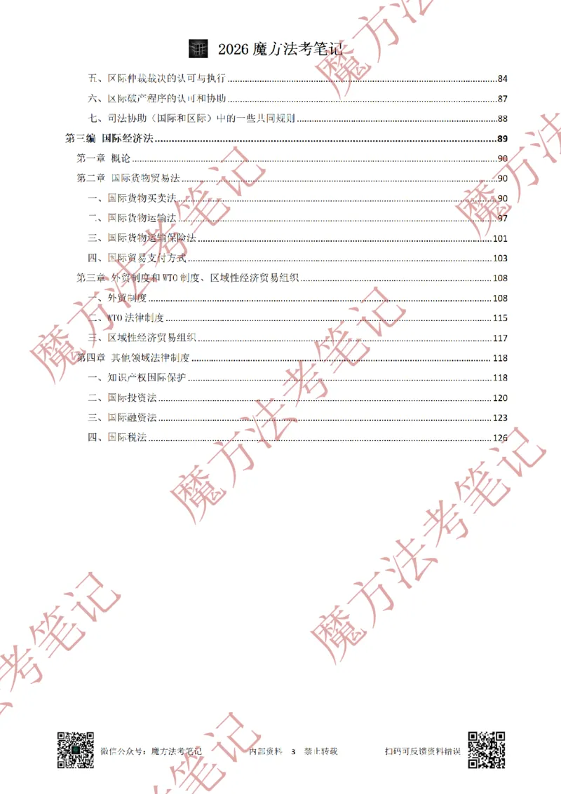 《标清有水印版2026魔方法考：三国法笔记2026.5.29_2026法考客观_其他_26年魔方10科法考笔记》第8页预览