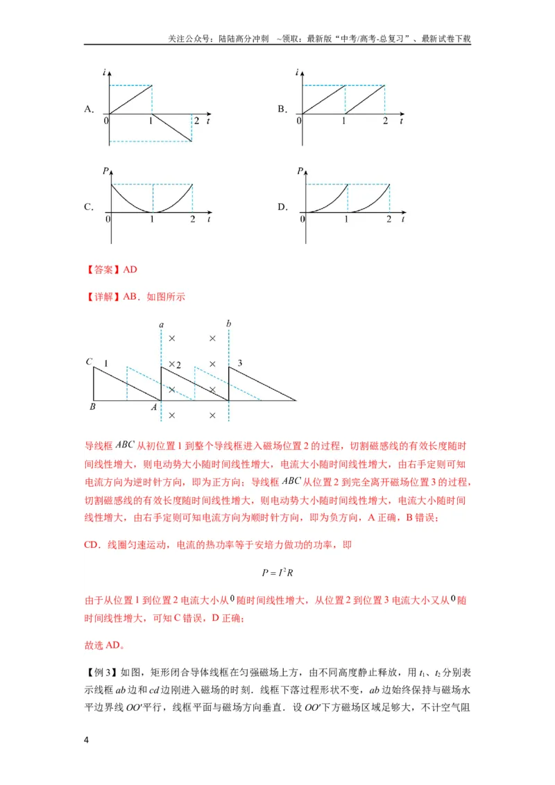 《专题28电磁感应综合问题（解析版）_04-物理-高考总复习_一轮复习_2024年_2024年高考物理一轮复习热点题型归类训练重点提升_2024版》第4页预览