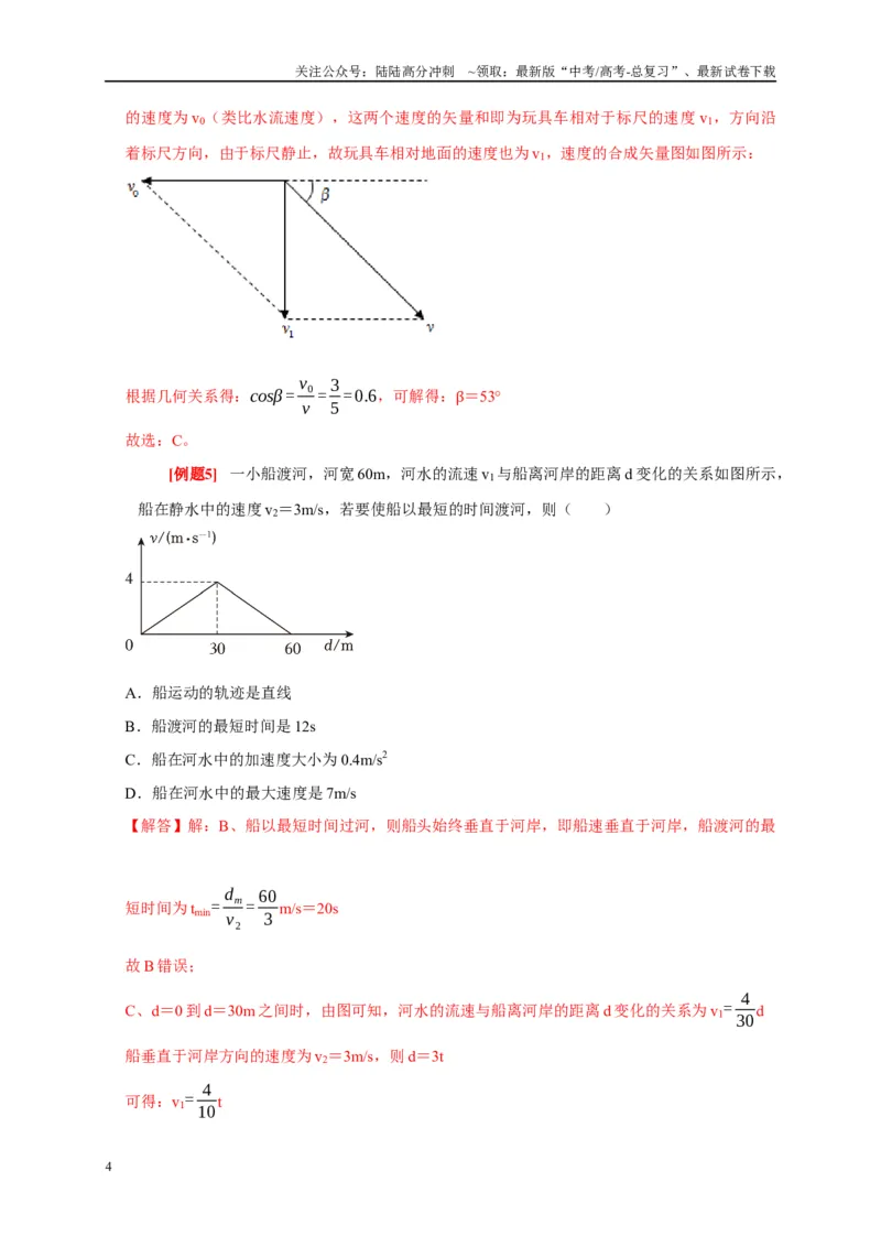 《专题4曲线运动（解析版）_04-物理-高考总复习_专项复习_2024年_2024高考物理复习二级结论题型详解全面复习知识点_资料》第4页预览
