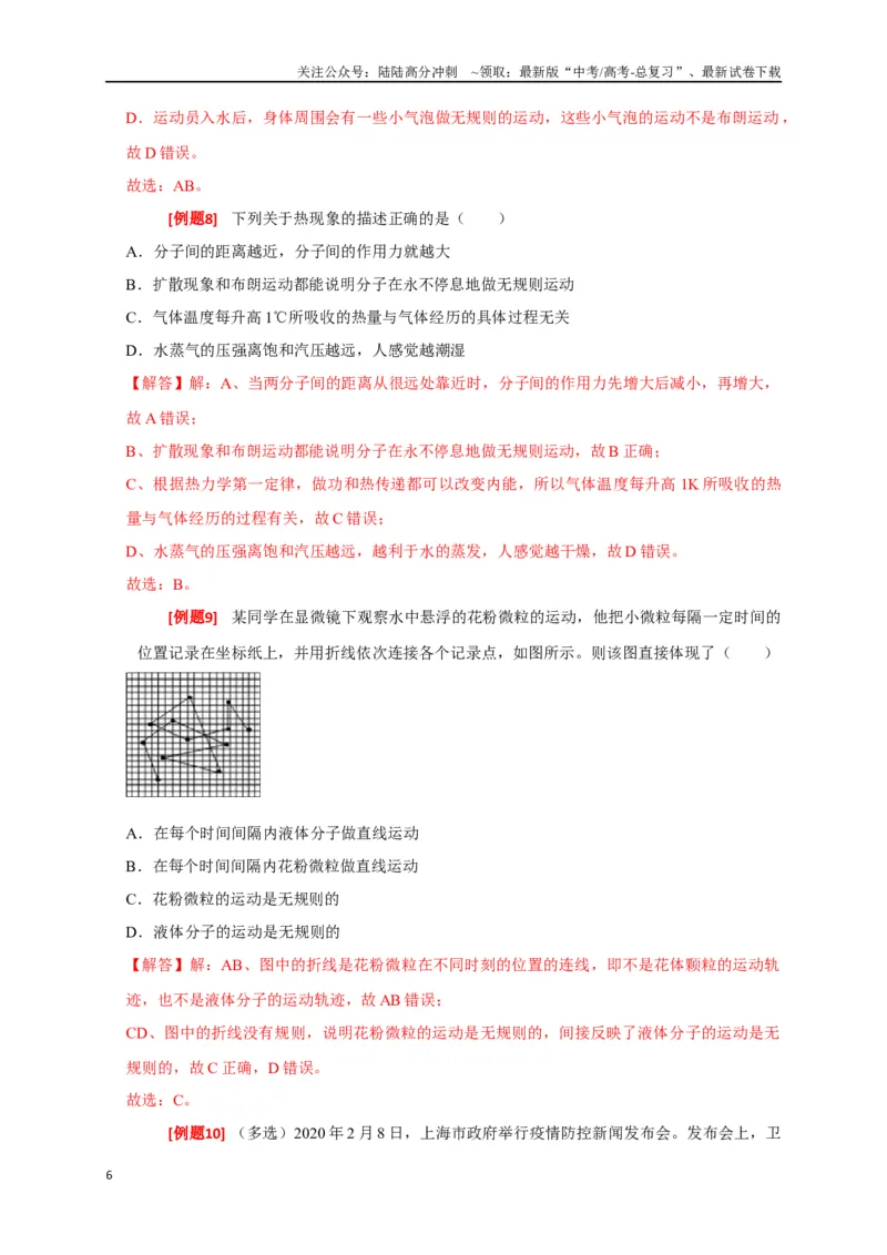 《专题29分子动理论（解析版）_04-物理-高考总复习_专项复习_2024年_2024高考物理三轮冲刺复习热点知识讲练题型归纳练_资料》第6页预览