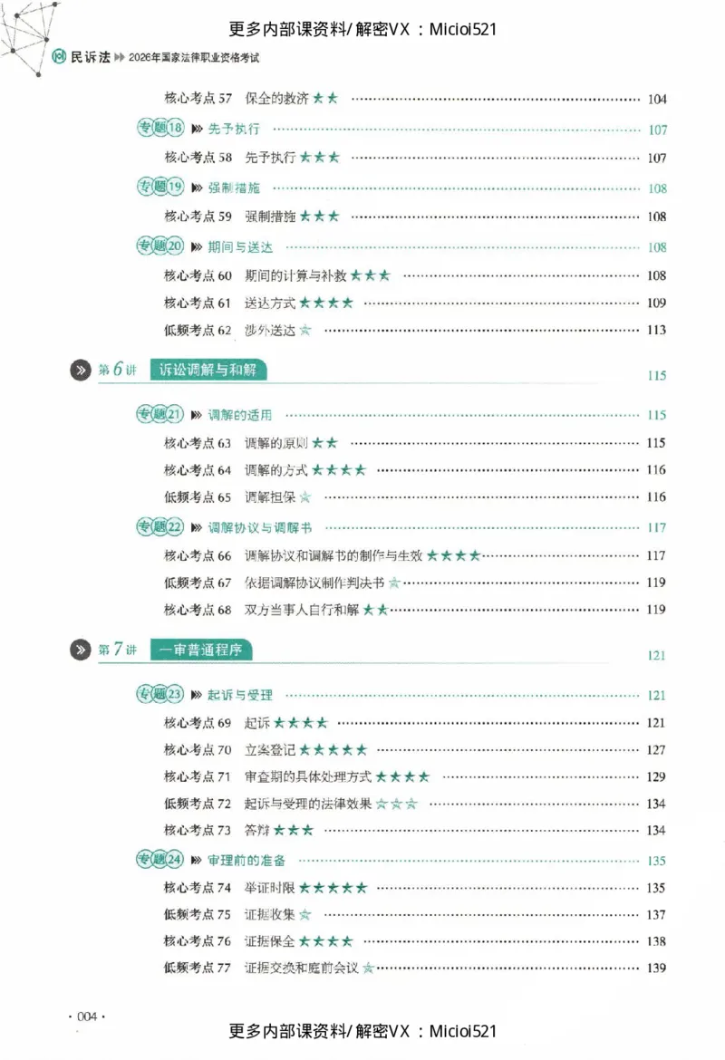 《真题-民诉法-刘鹏飞_2026法考客观_厚-D_真金题》第5页预览