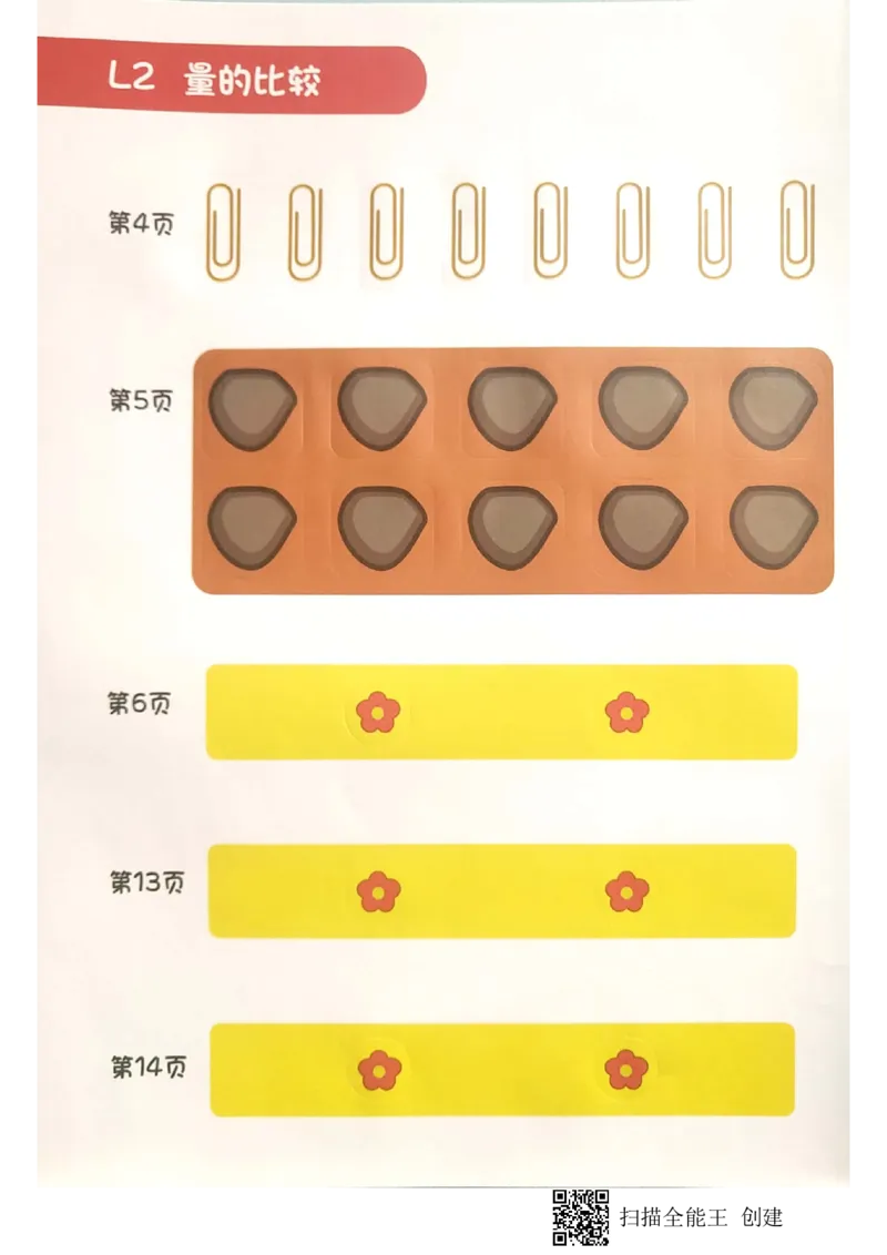 《量的比较贴纸_（G1450)火花思维幼小衔接及L1-L5_L2完结_L2完结AI40课_04.教具拍照_04.量的比较》第1页预览
