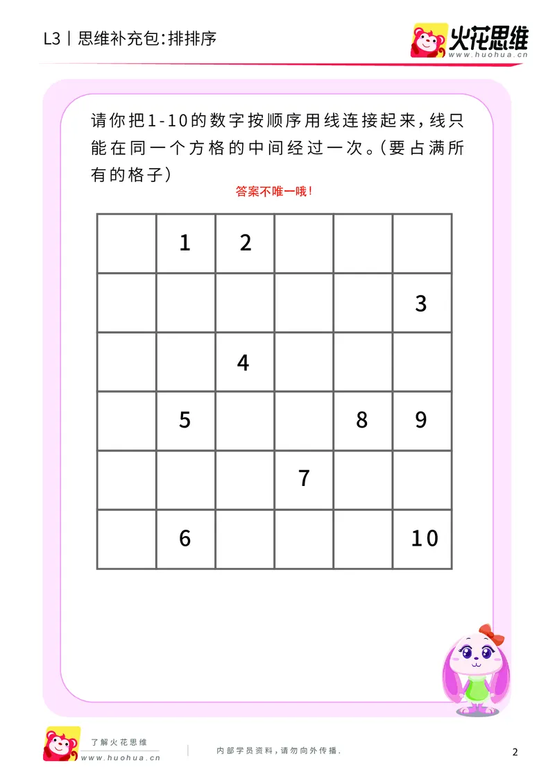 《第5专题_空间规划_排排序_提高挑战包_201909032058191_（G1450)火花思维幼小衔接及L1-L5_L3完结_L3完结AI_04补充资料_05空间规划》第2页预览