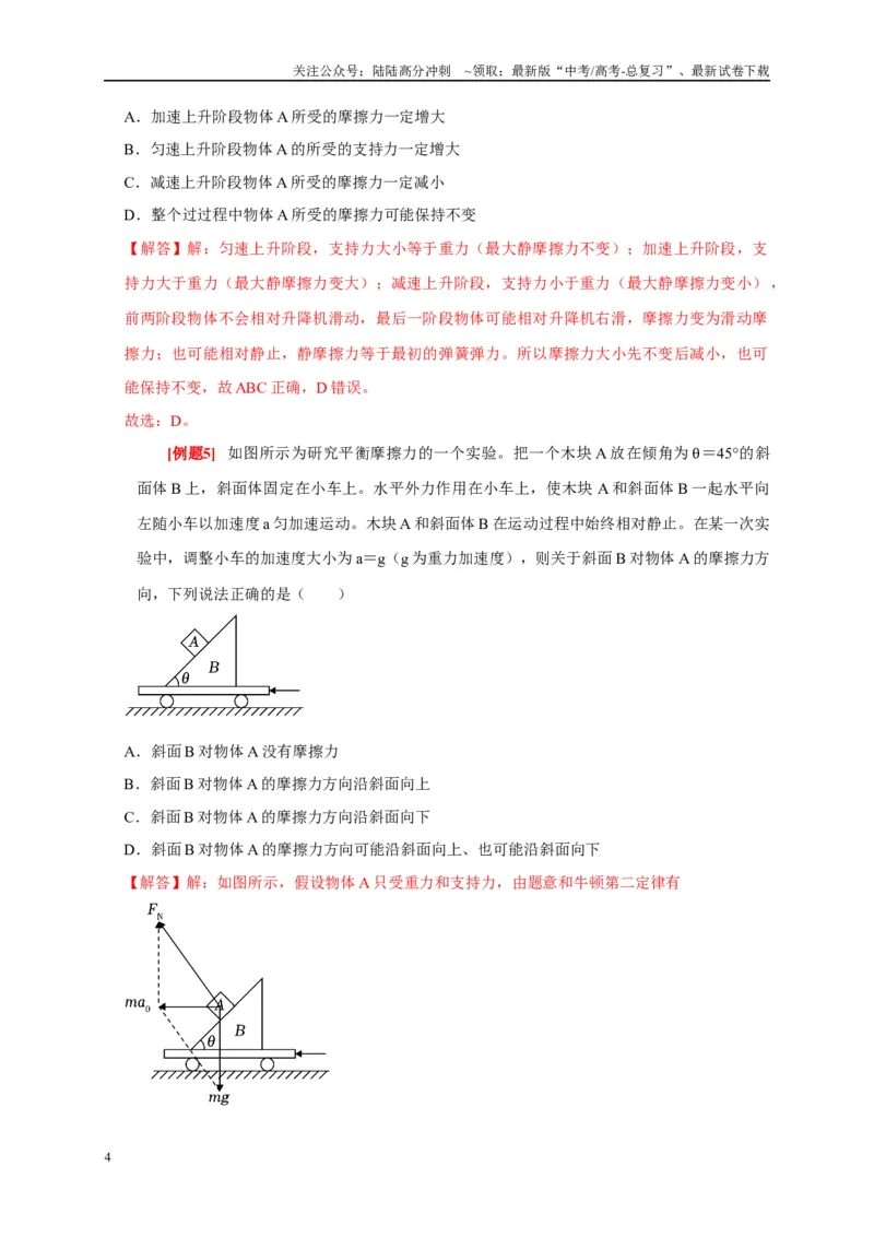 《专题2力的平衡问题（解析版）_04-物理-高考总复习_专项复习_2024年_2024高考物理复习二级结论题型详解全面复习知识点_资料》第4页预览