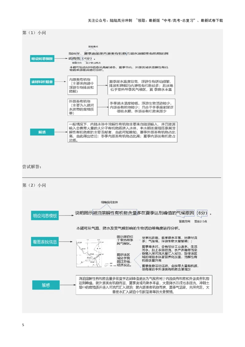 《题型04自然地理环境的整体性与差异性（答题模版）（解析版）_07-地理-高考总复习_专项复习_2024年_2024年高考地理答题技巧与模板构建》第5页预览