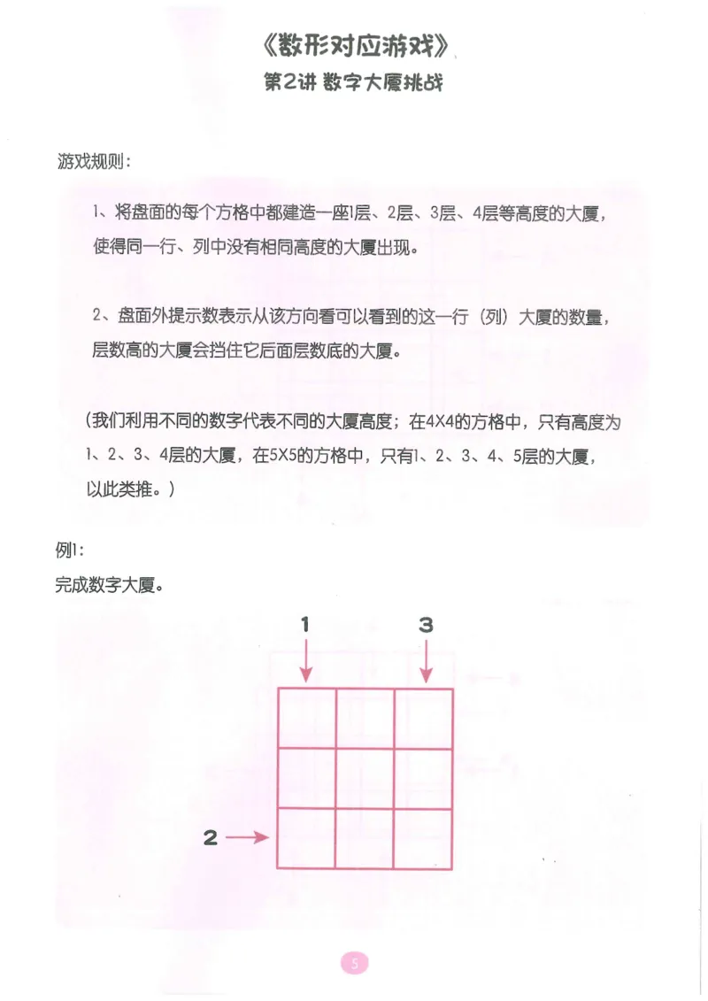 《随堂操作卡数形对应游戏_（G1450)火花思维幼小衔接及L1-L5_L5(七大专题完结)_第02专题《数形对应游戏》》第6页预览