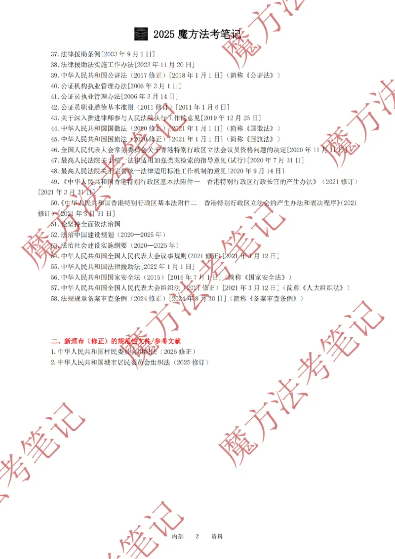 《标清有水印版2026魔方法考：理论法主客一体笔记_2026法考客观_其他_26年魔方10科法考笔记》第5页预览