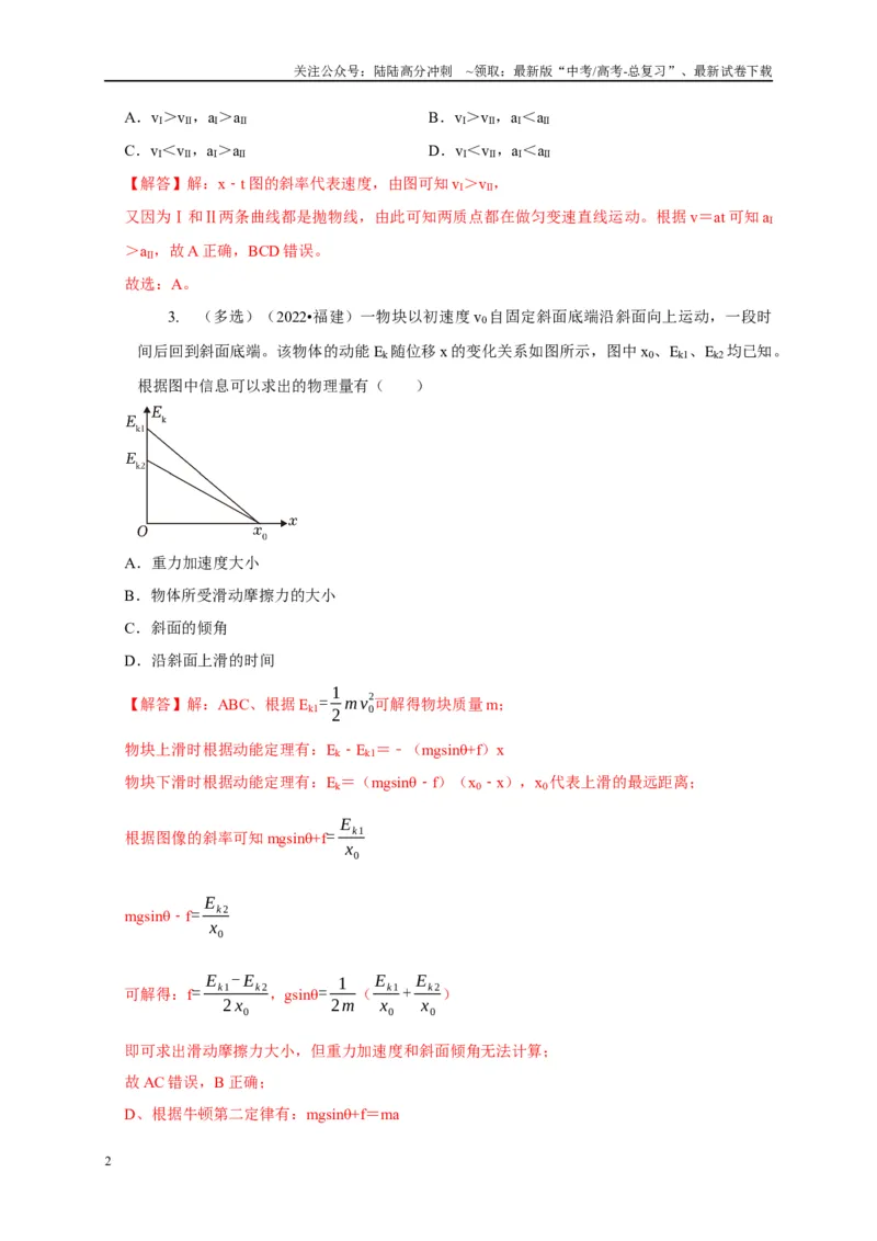 《专题29图像法（斜率）的应用（教师版）_04-物理-高考总复习_专项复习_2025年_2025年高考物理常见模型与方法强化练》第2页预览