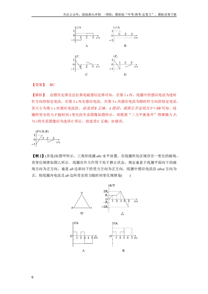 《专题28电磁感应综合问题（解析版）_04-物理-高考总复习_一轮复习_2024年_2024年高考物理一轮复习热点题型归类训练重点提升_2023版》第6页预览