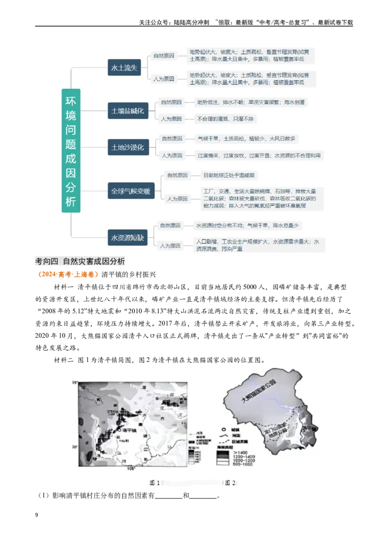 《题型02成因分析类题型-（新高考通用）（解析版）_07-地理-高考总复习_专项复习_2024年_2024高考地理真题题源解密（新高考通用）》第9页预览