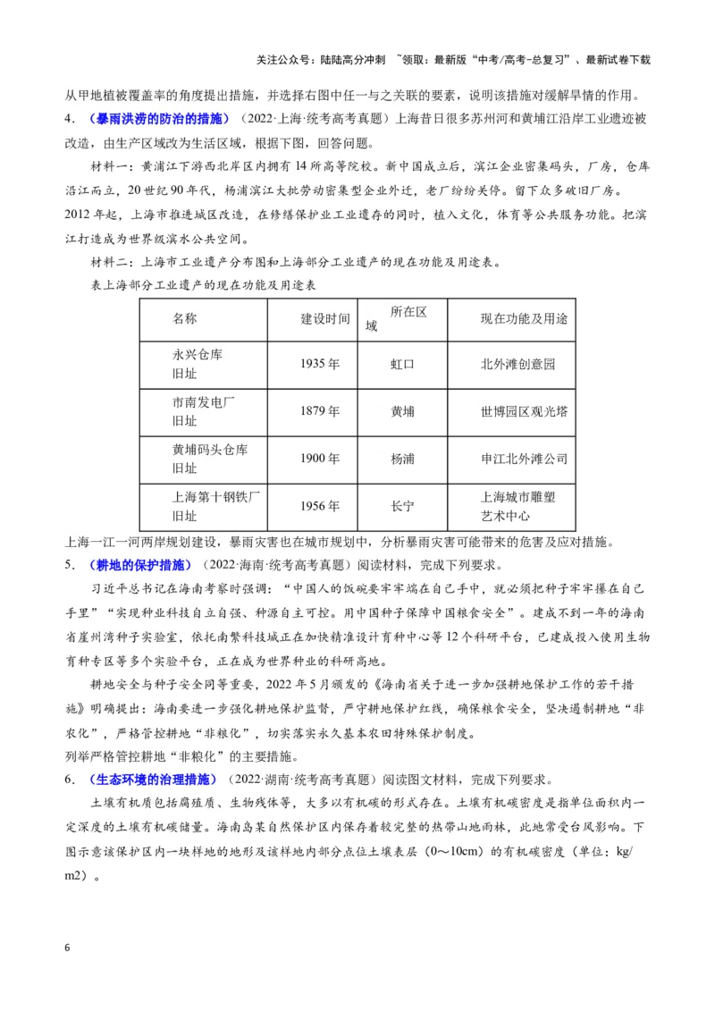 《题型04问题措施类（20个命题角度）（答题模版）（原卷版）_07-地理-高考总复习_专项复习_2024年_2024年高考地理答题技巧与模板构建》第6页预览