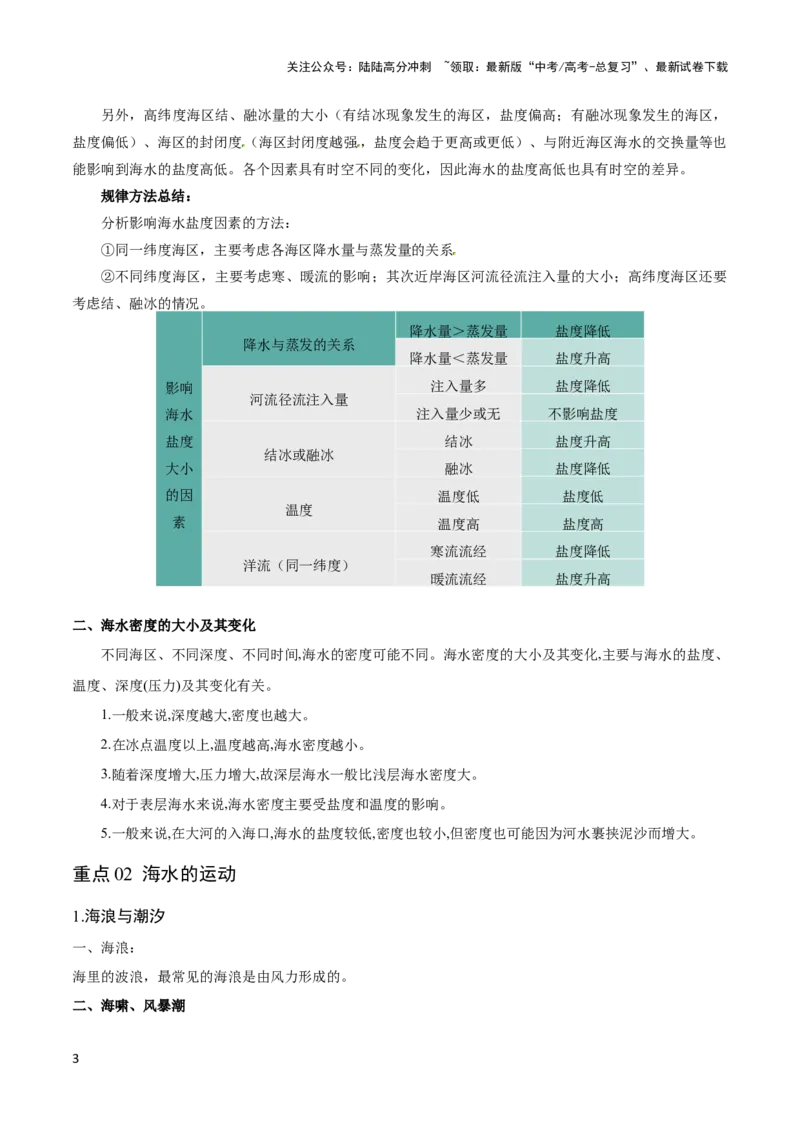 《重难点05海洋与蓝色发展-（新高考专用）（学生版）_07-地理-高考总复习_专项复习_2024年_2024年高考地理热点·重点·难点专练（新高考专用）》第3页预览