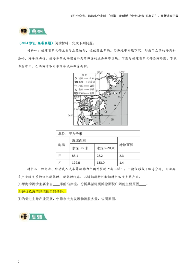 《题型03区位分析类（原卷版）_07-地理-高考总复习_三轮冲刺_大题精做冲刺2025年高考地理大题突破+限时集训（新高考通用）》第7页预览