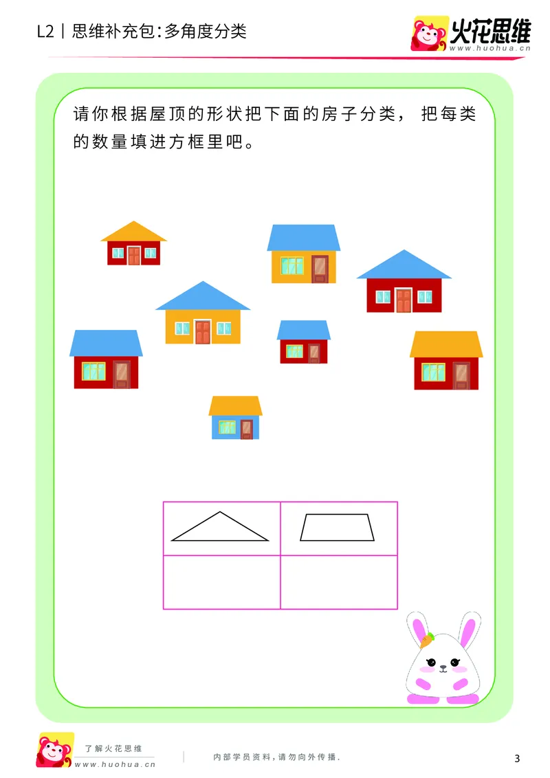 《第9专题_分类与计数基础_多角度分类_基础巩固包_201911081804391_（G1450)火花思维幼小衔接及L1-L5_L2完结_L2完结AI40课_05补充资料_09分类与计数基础》第3页预览