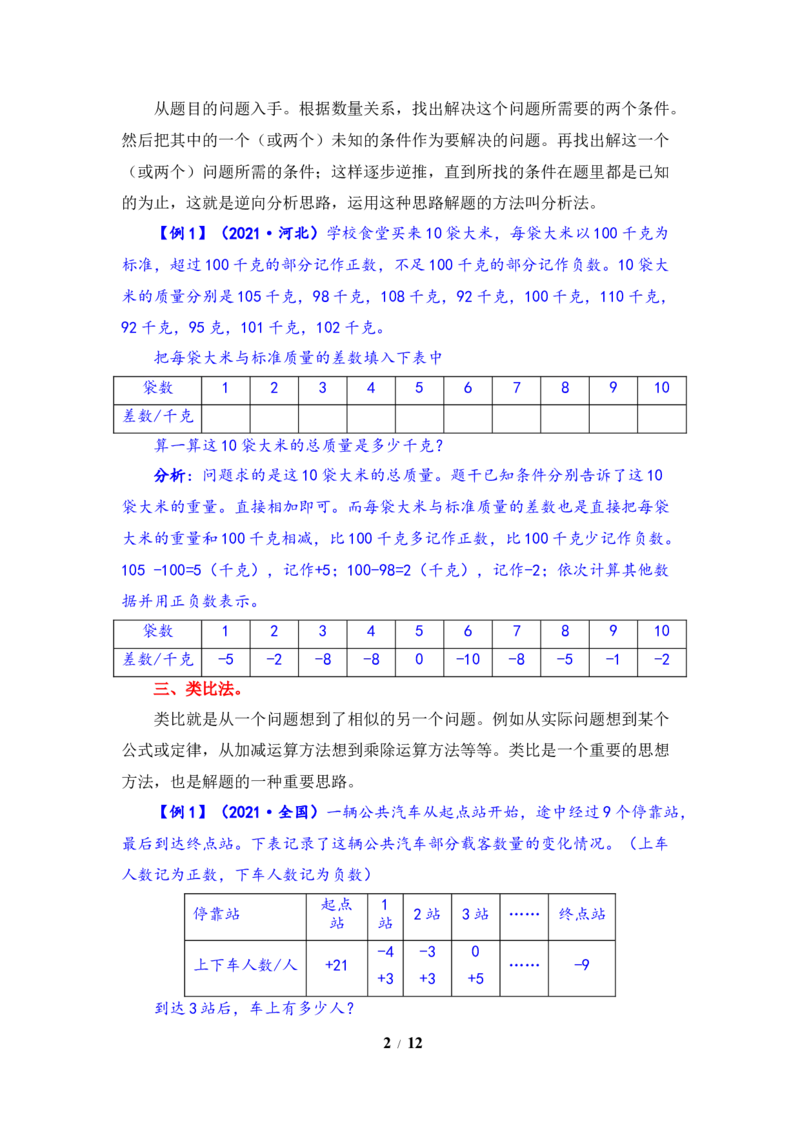 《题型突破五年级上册数学第一单元题型专项训练-应用题（解题策略+专项秀场）苏教版（含答案）_小学1-6年级全科全套_1-6年级全科上册_五年级_五年级上数学》第2页预览