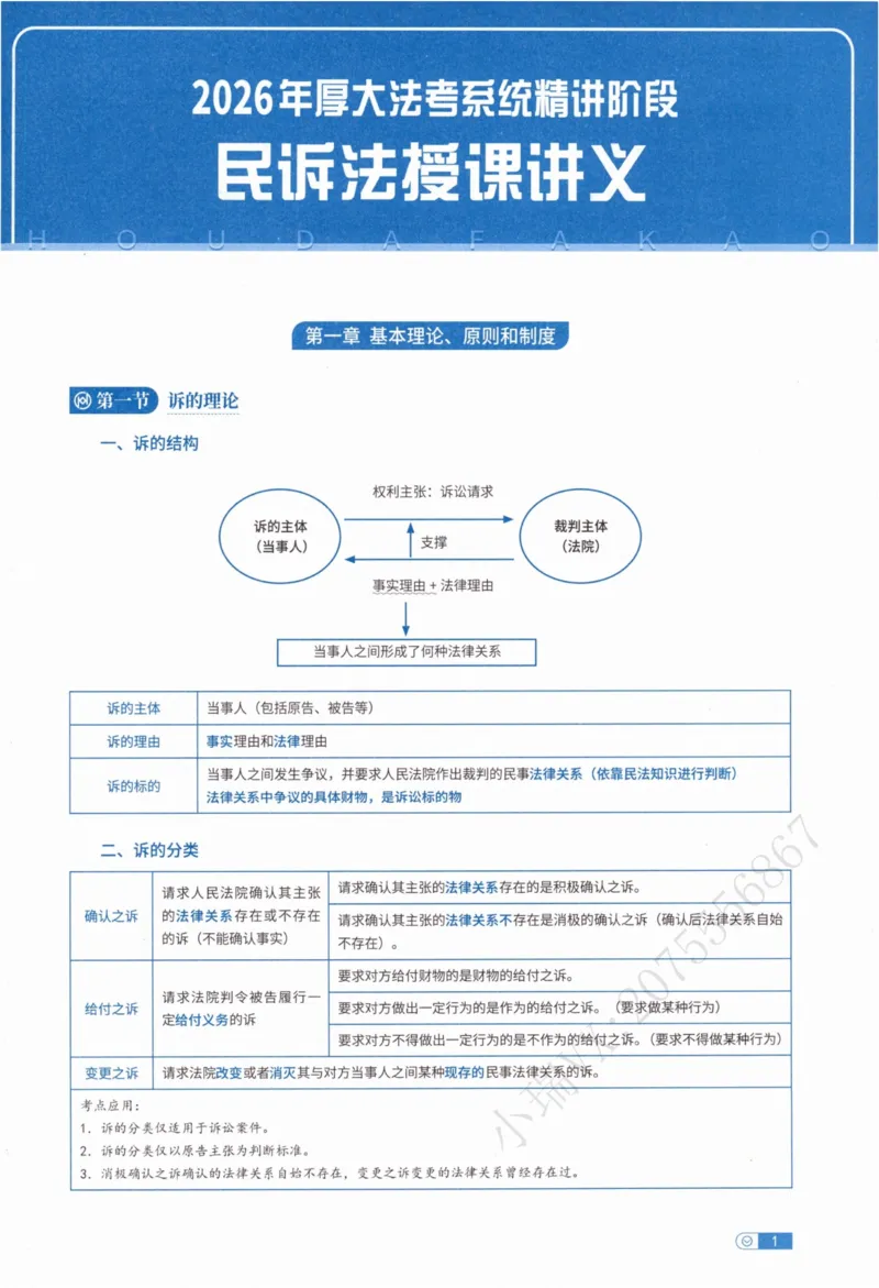 《民诉刘鹏飞内部精讲_2026法考客观_厚-D_2026HD内部精讲（内部班）》第6页预览