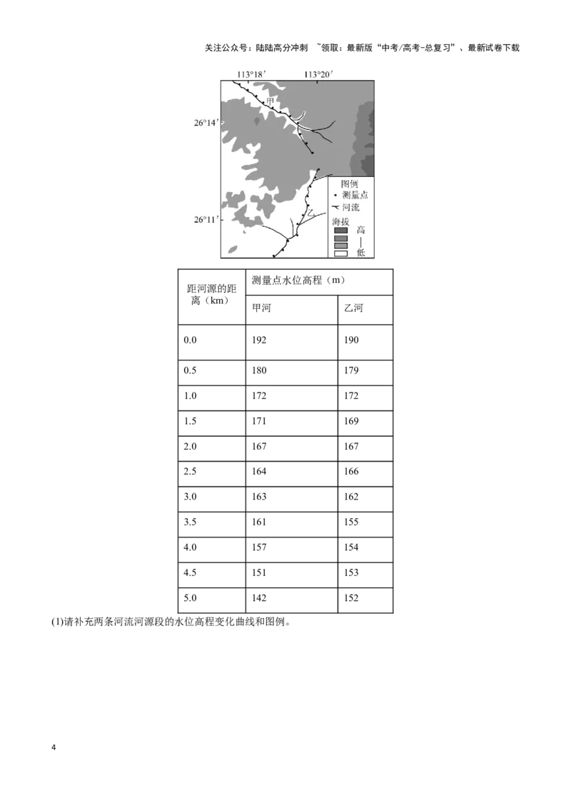 《问题4河湖的演化（热点题型狂练）（解析版）_07-地理-高考总复习_专项复习_2024年_2024年高考地理复习热点题型直击_资料_1-资料》第4页预览