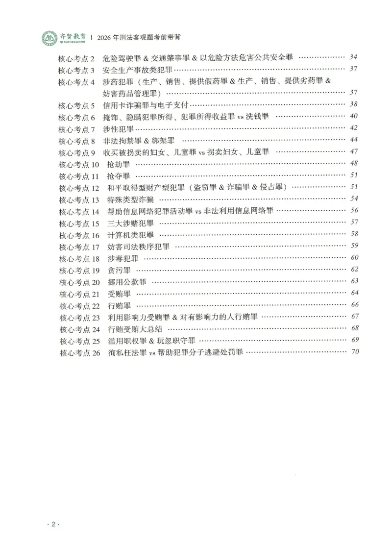《2026QX客观考前带背刑法-张宇琛_2026法考客观_齐--X_042026QX法考考前带背》第3页预览