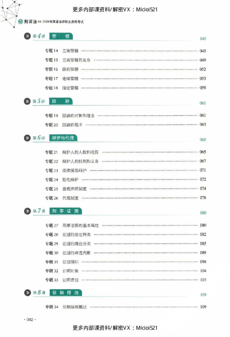 《真题-刑诉法-向高甲_2026法考客观_厚-D_真金题》第3页预览
