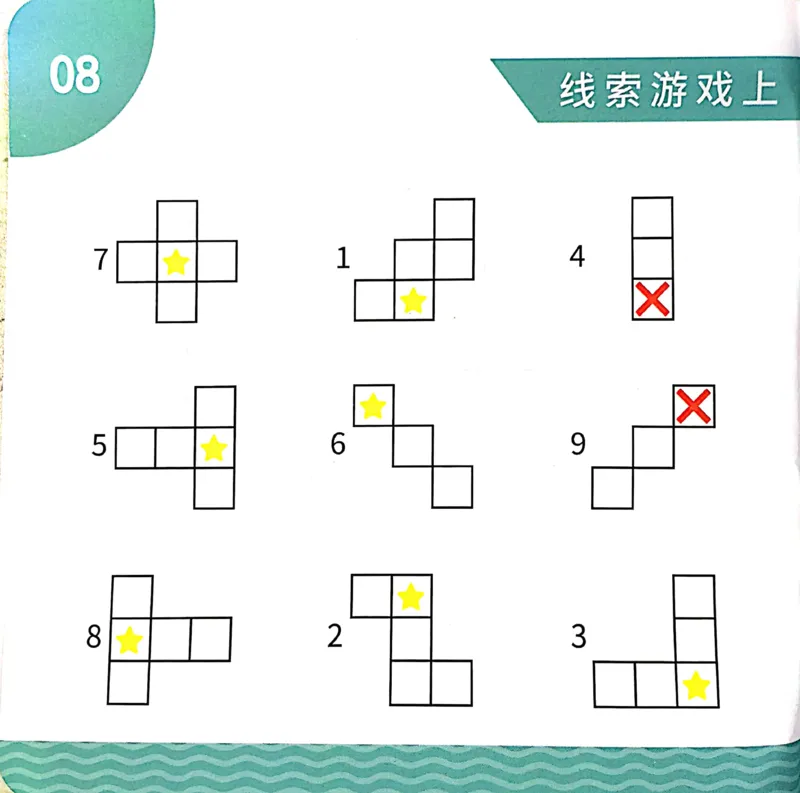 《线索游戏手册_（G1450)火花思维幼小衔接及L1-L5_L2完结_L2完结AI41-88_补充资料练习册_教具拍照_19线索游戏》第8页预览