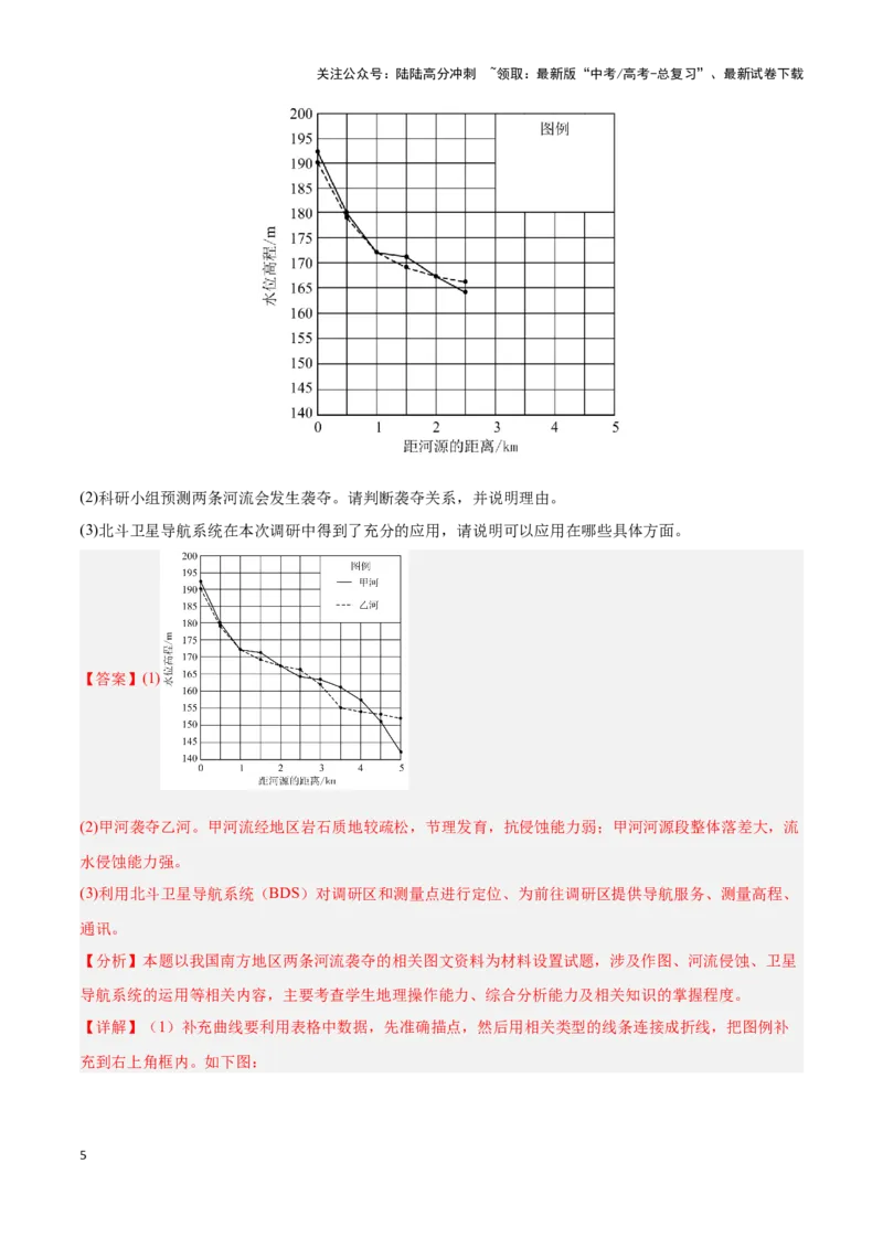 《问题4河湖的演化（热点题型狂练）（教师版）_07-地理-高考总复习_专项复习_2025年_2025年高考地理复习热点题型直击_资料》第5页预览