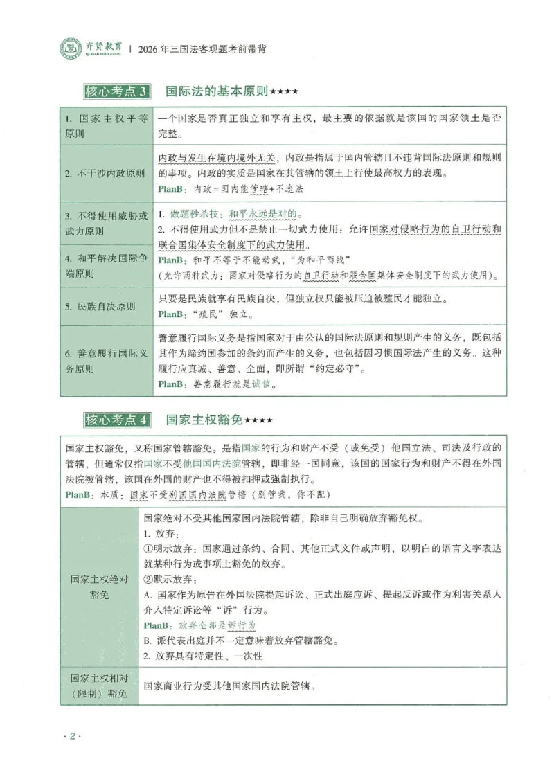 《2026QX客观考前带背三国法-赵明阳_2026法考客观_齐--X_042026QX法考考前带背》第5页预览