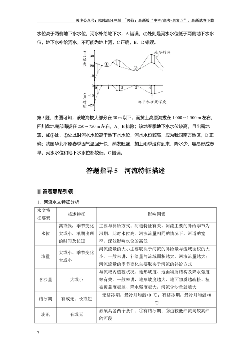 《第四章　课时22　陆地水体及其相互关系_07-地理-高考总复习_一轮复习_2025年_2025年大一轮复习讲义地理人教版_地理_大一轮复习讲义教师专用_配套Word版文档第一部分第三～七章》第7页预览
