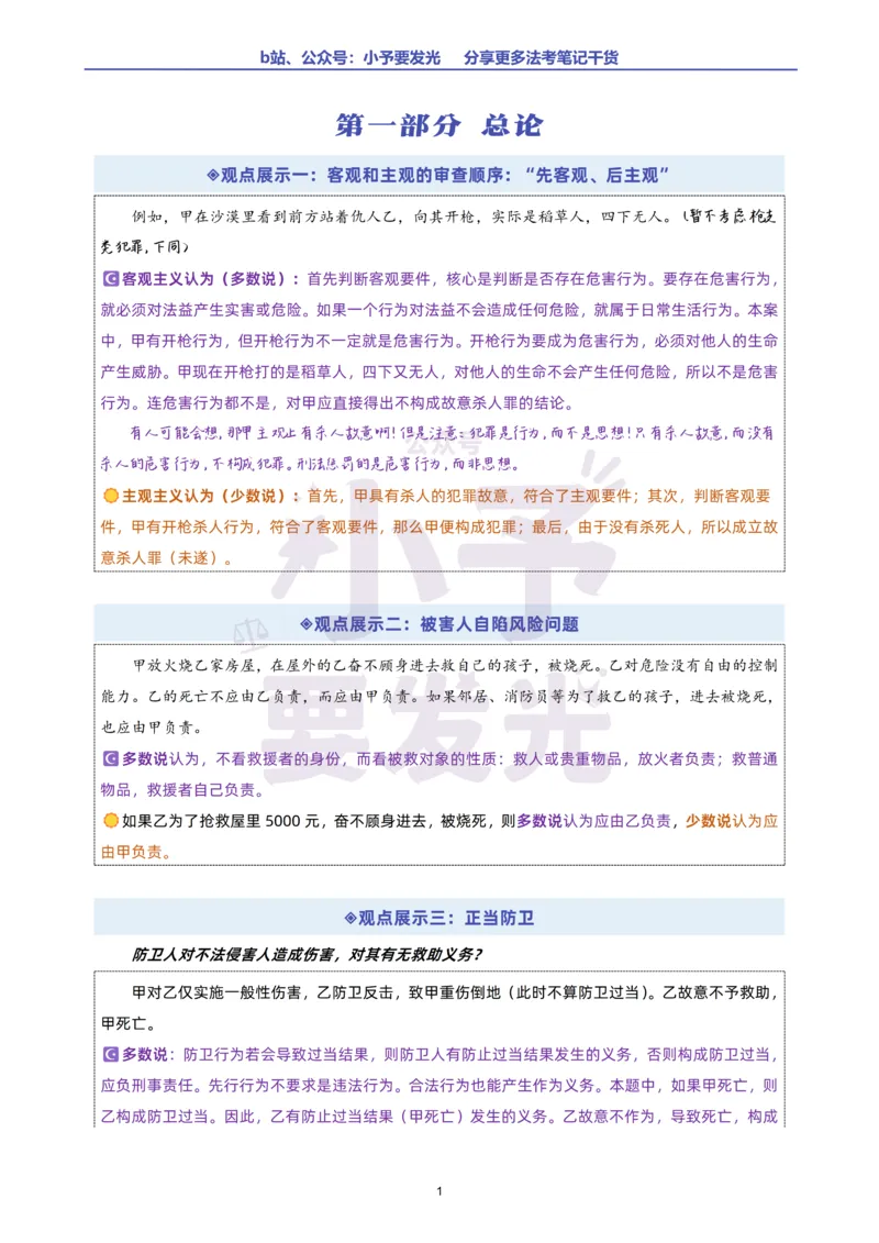 《26法考柏浪涛刑法观点展示汇总公众号：小予要发光》第4页预览