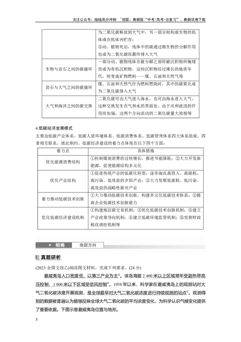 《第二章　课时74　全球气候变化与国家安全_07-地理-高考总复习_一轮复习_2025年_2025年大一轮复习讲义地理人教版_地理_大一轮复习讲义教师专用_配套Word版文档第三～五部分》第5页预览
