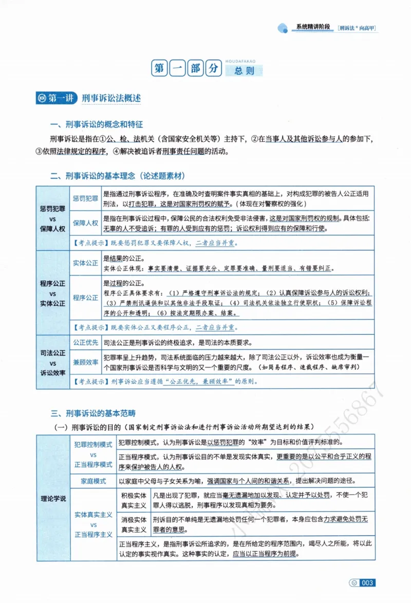 《刑诉法向高甲内部精讲_2026法考客观_厚-D_2026HD内部精讲（内部班）》第8页预览