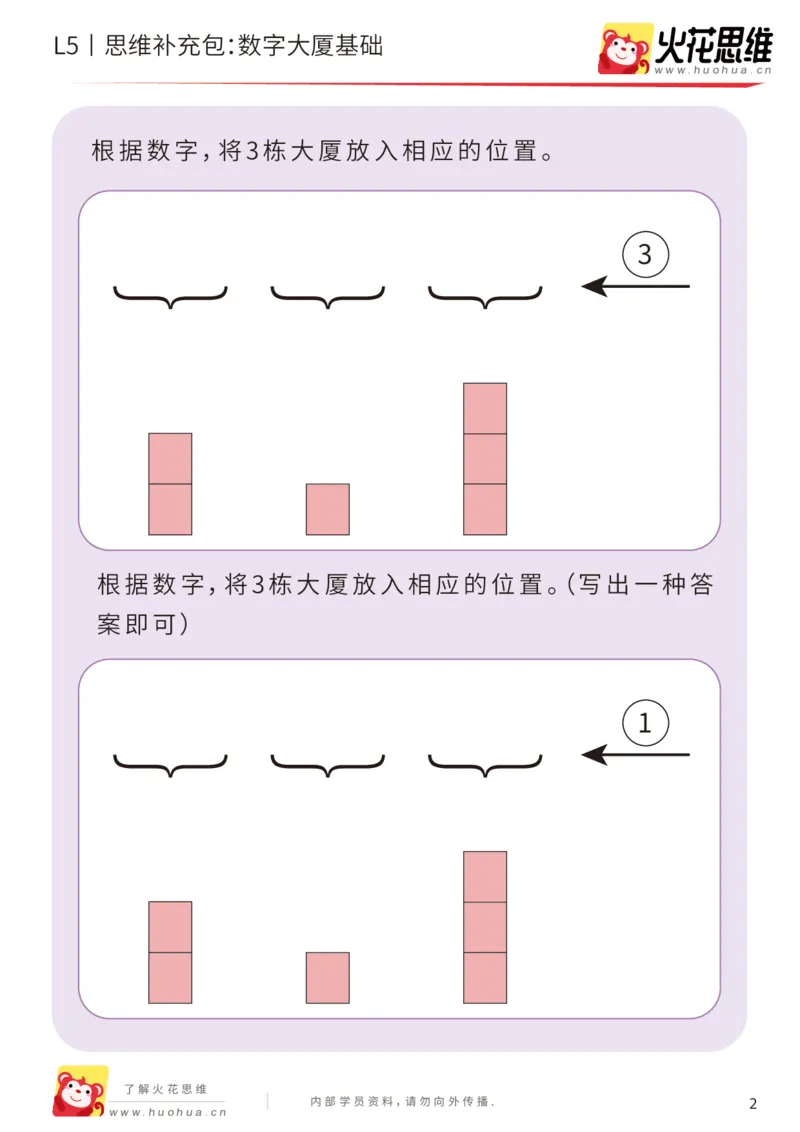 《数形对应游戏_数字大厦基础_基础巩固包_（G1450)火花思维幼小衔接及L1-L5_L5(七大专题完结)_第02专题《数形对应游戏》_L5数形对应游戏第1讲《数字大厦基础》》第2页预览