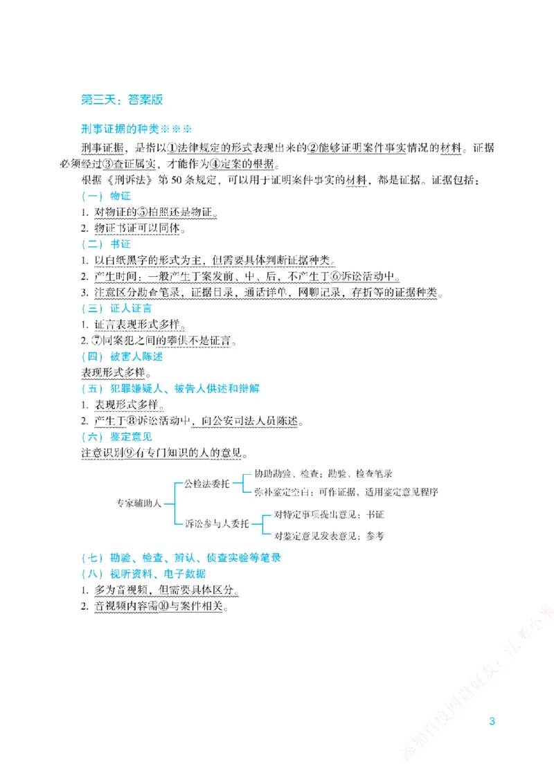 《每日知识点填空汇总-刑诉法（答案版）_2026法考客观_众-H_0026ZH每日知识点填空汇总（八科全）》第3页预览