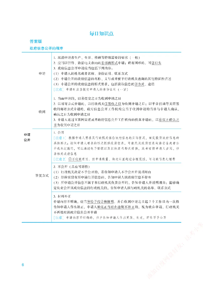 《每日知识点填空汇总-行政法（填空+答案版）_2026法考客观_众-H_0026ZH每日知识点填空汇总（八科全）》第6页预览