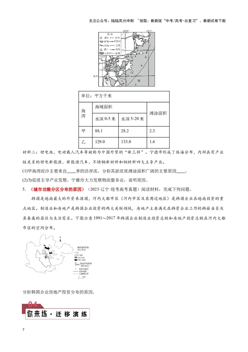 《题型02成因分析类题型（答题模版）（原卷版）_07-地理-高考总复习_专项复习_2024年_2024年高考地理答题技巧与模板构建》第7页预览