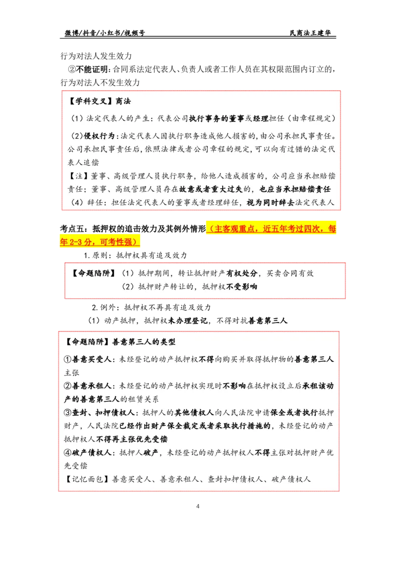 《民法_2026法考客观_瑞-D_1426RD客观考前必背锦囊》第4页预览
