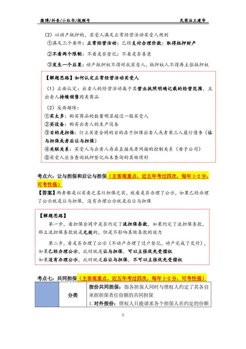 《民法_2026法考客观_瑞-D_1426RD客观考前必背锦囊》第5页预览