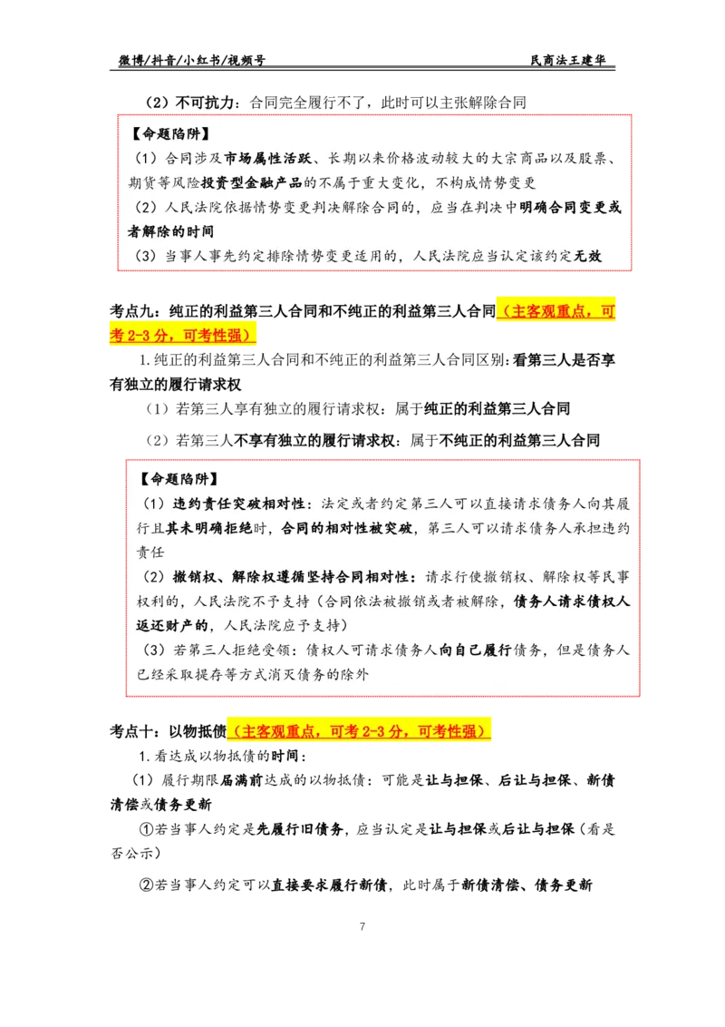 《民法_2026法考客观_瑞-D_1426RD客观考前必背锦囊》第7页预览