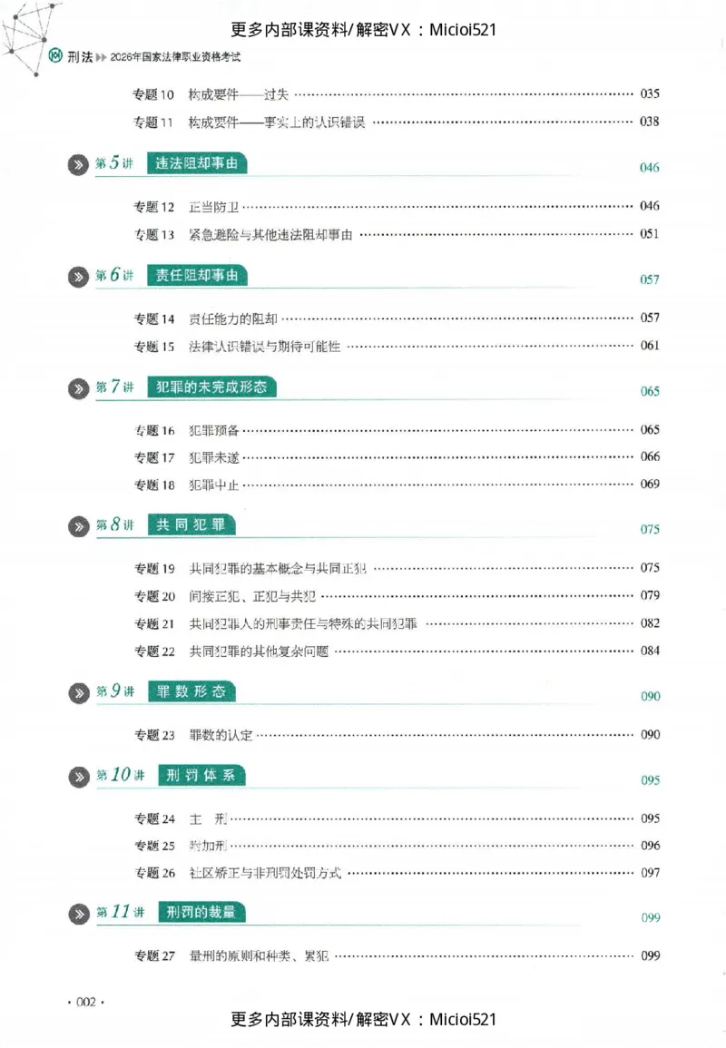 《真题-刑法-罗翔_2026法考客观_厚-D_真金题》第3页预览