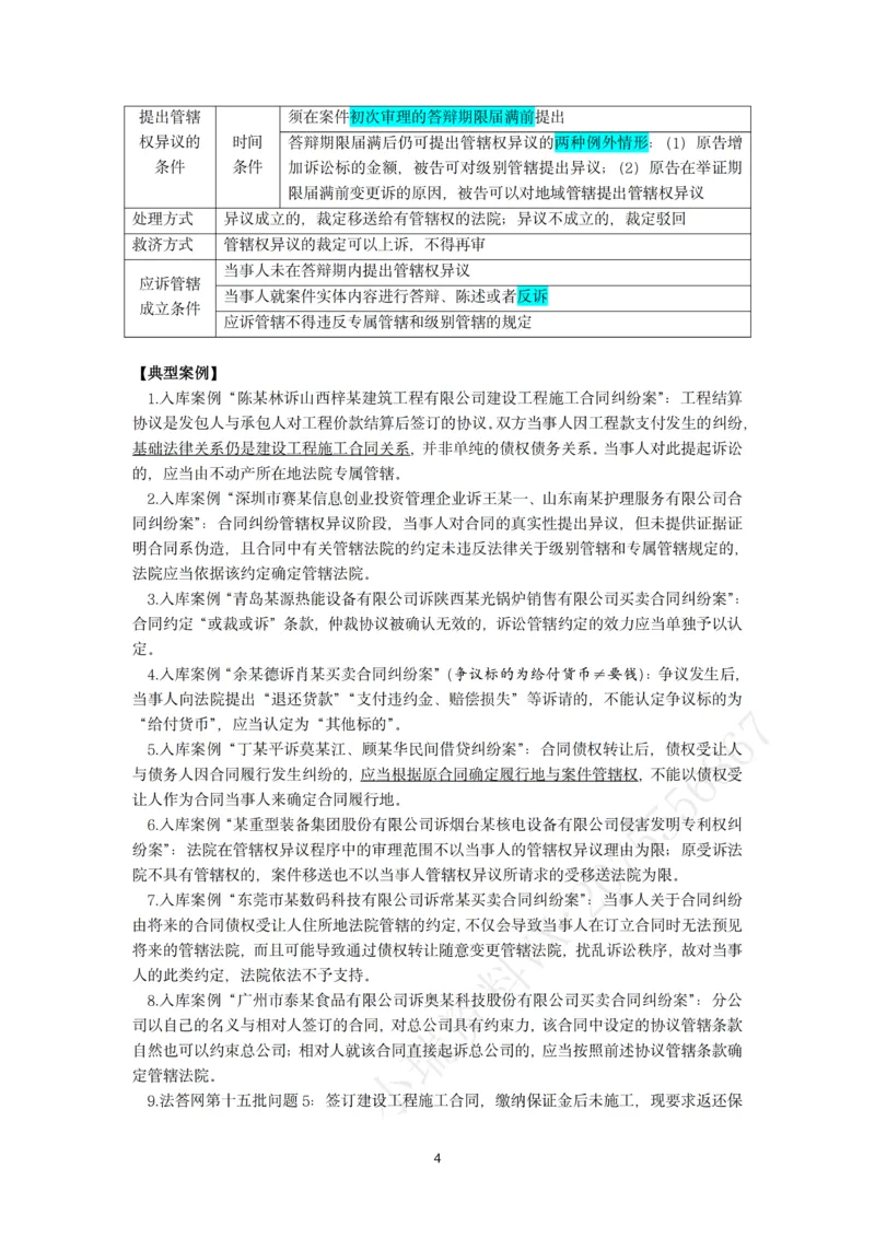 《26法考民诉主观题救命稻草（韩心怡）_2026法考主观_名师私塾_民综-刘安琪韩心怡李劲松_04主观救命稻草》第4页预览