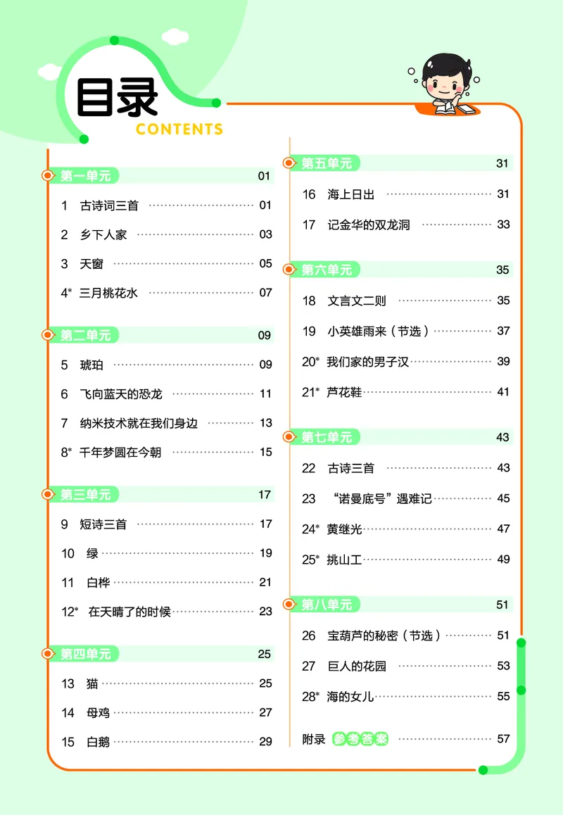 《23版作业帮《课前预习+课后巩固》4年级语文下册_小学语文精品试卷合集（1-6年级下册）_《作业帮》》第2页预览