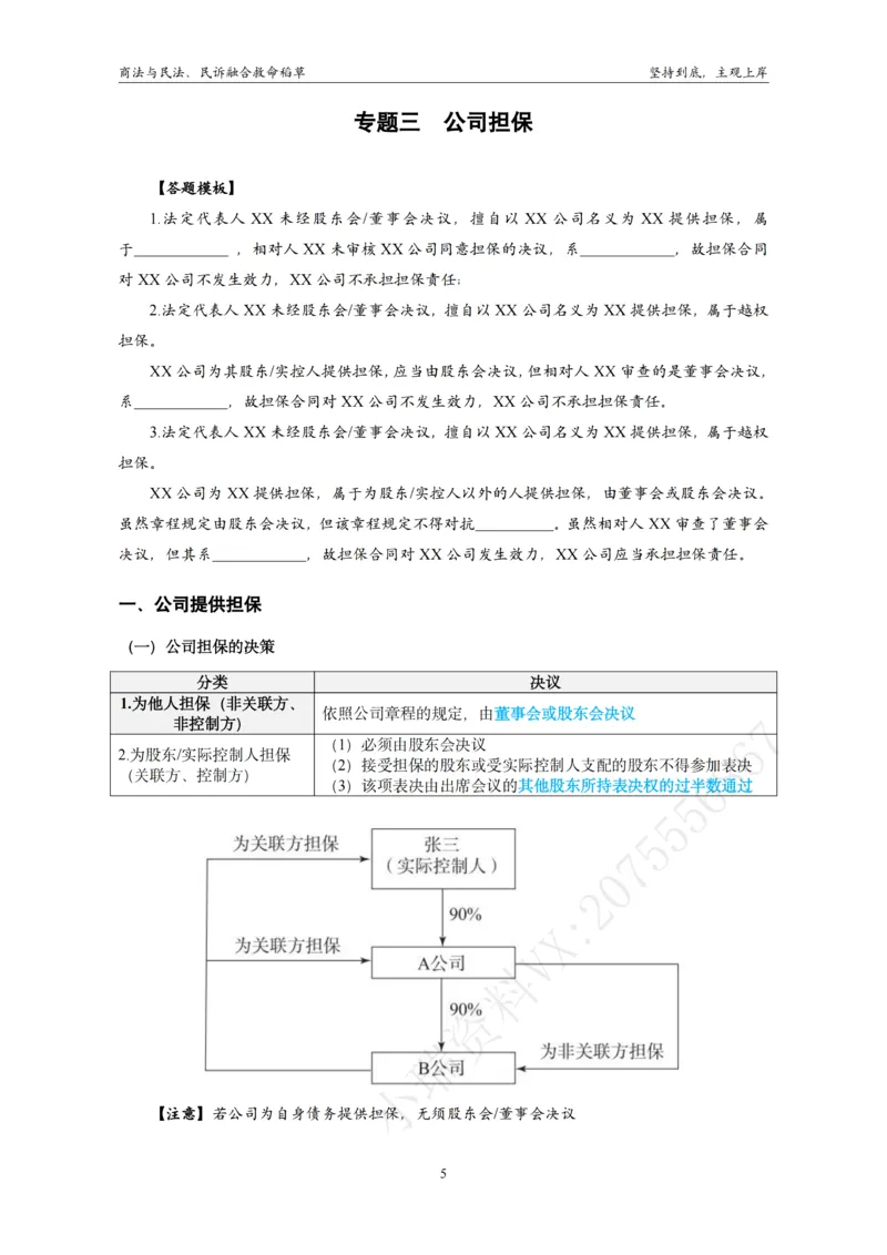 《商法与民法、民诉融合救命稻草_排版终版_2026法考主观_名师私塾_民综-刘安琪韩心怡李劲松_04主观救命稻草》第8页预览