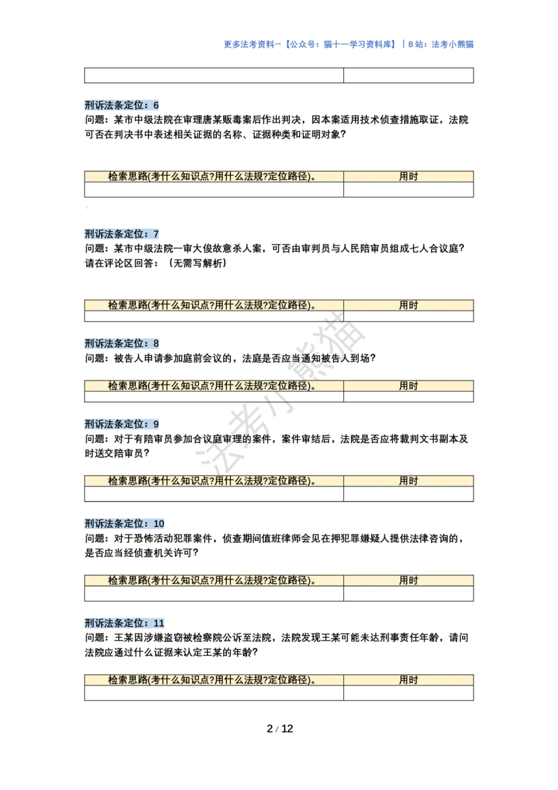 《左宁72个刑诉法条定位训练版_2026法考主观_ZH_14.法条定位_讲义》第2页预览