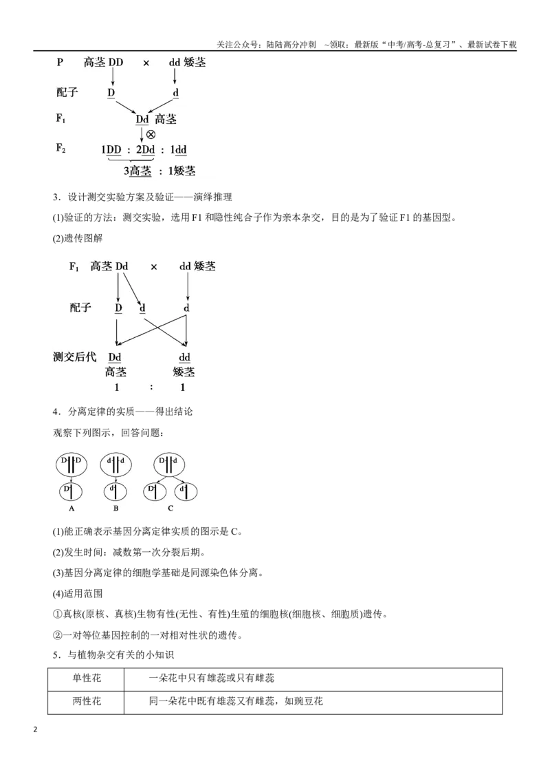 《专题八遗传规律及其应用（解析版）_06-生物-高考总复习_二轮复习_2024年_2024年高考生物二轮复习专题攻略（新教材新高考）_资料》第2页预览