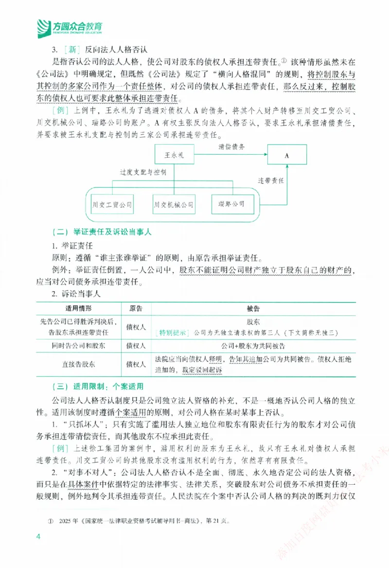 《主观基础精讲-商法-郄鹏恩纸质书购买加薇heimao180108_2026法考主观_ZH_主观题半年冲关班_04.基础精讲内部最重要的课_00.配套讲义》第10页预览