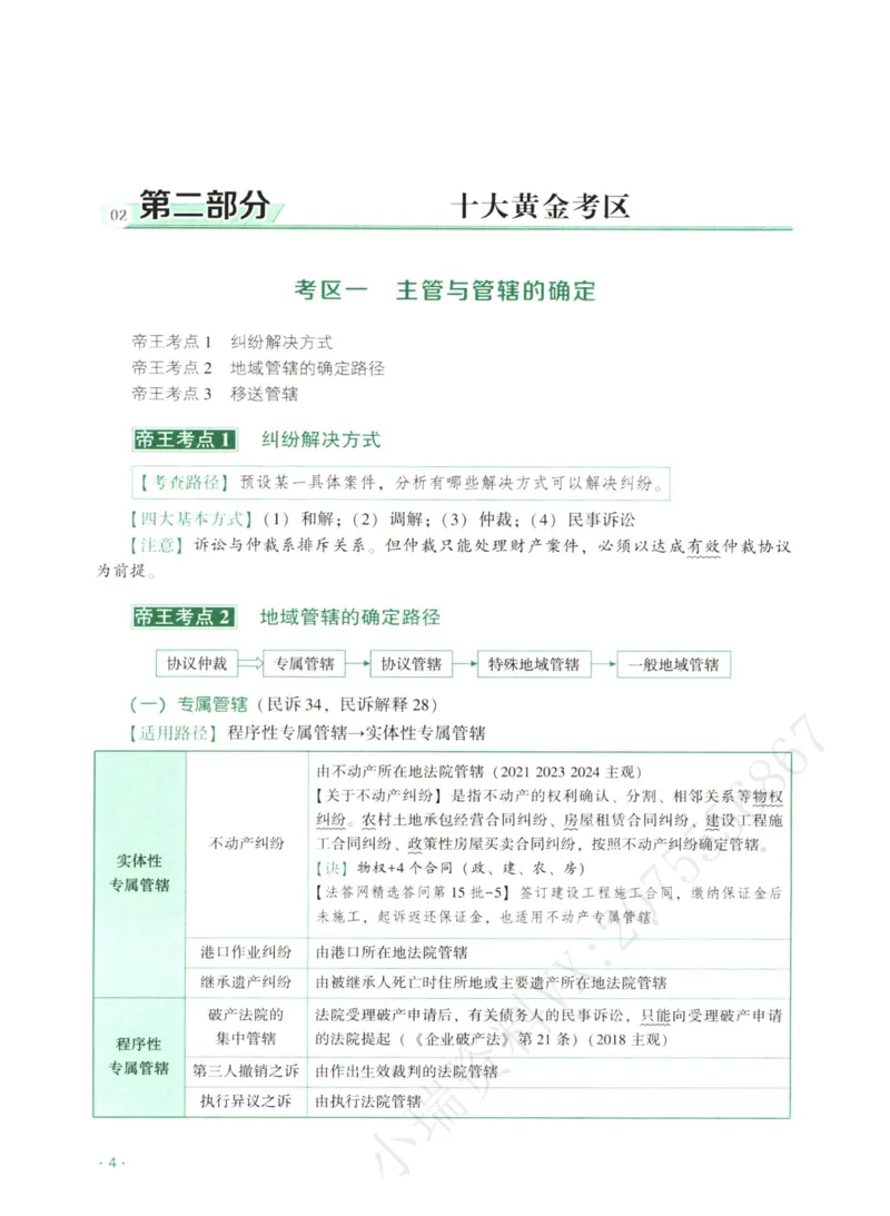 《2026齐贤帝王考点、案例技巧—民诉法张进德_2026法考主观_QX_0626QX主观帝王考点_讲义》第6页预览