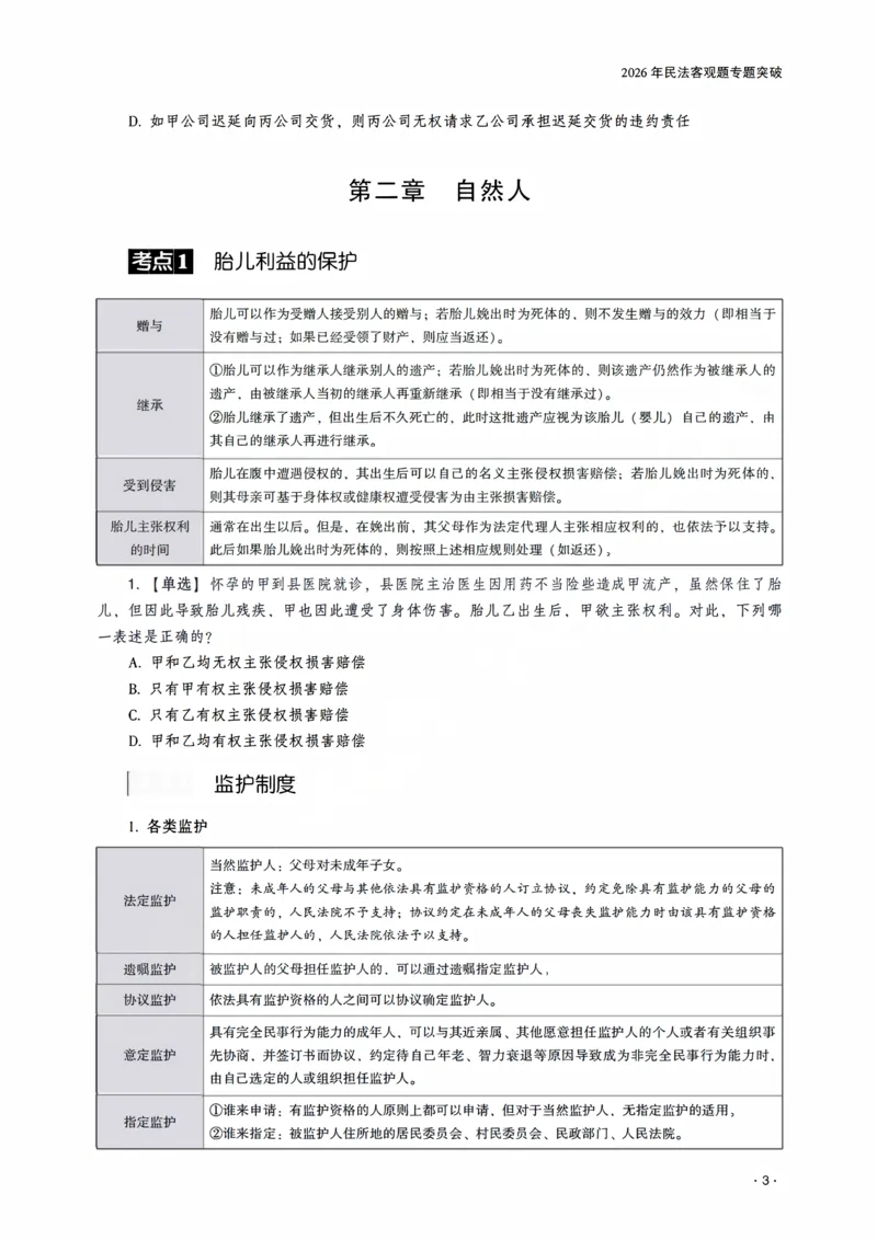 《2026年齐贤法考客观题专题突破班民法-王立争_2026法考客观_齐--X_032026QX专题突破班_00讲义》第5页预览