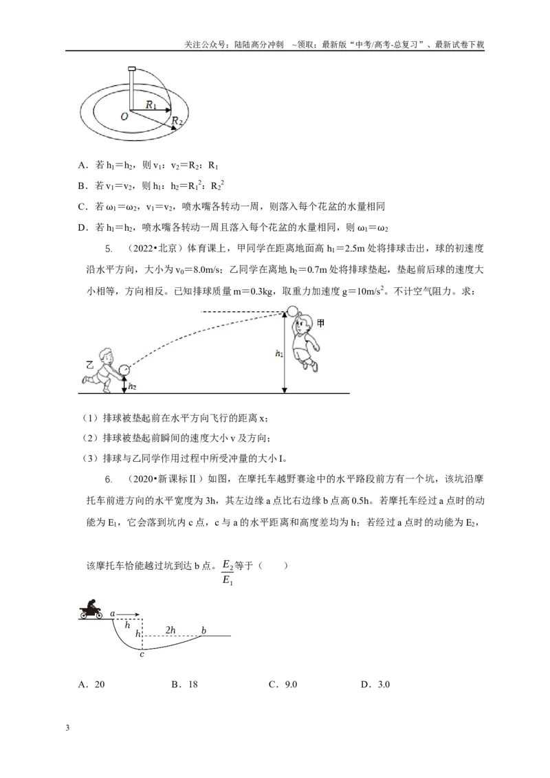 《专题8平抛运动与斜面相结合模型（学生版）_04-物理-高考总复习_专项复习_2025年_2025年高考物理常见模型与方法强化练》第3页预览