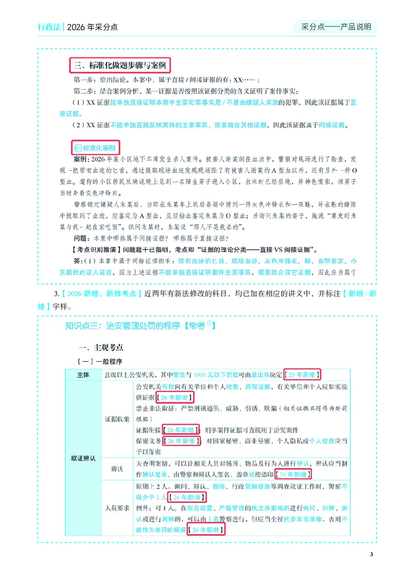 《彩色26年行政法采分点讲义（兰燕卓）_2026法考主观_JX_采分点课程_082026年兰燕卓行政法采分点》第3页预览