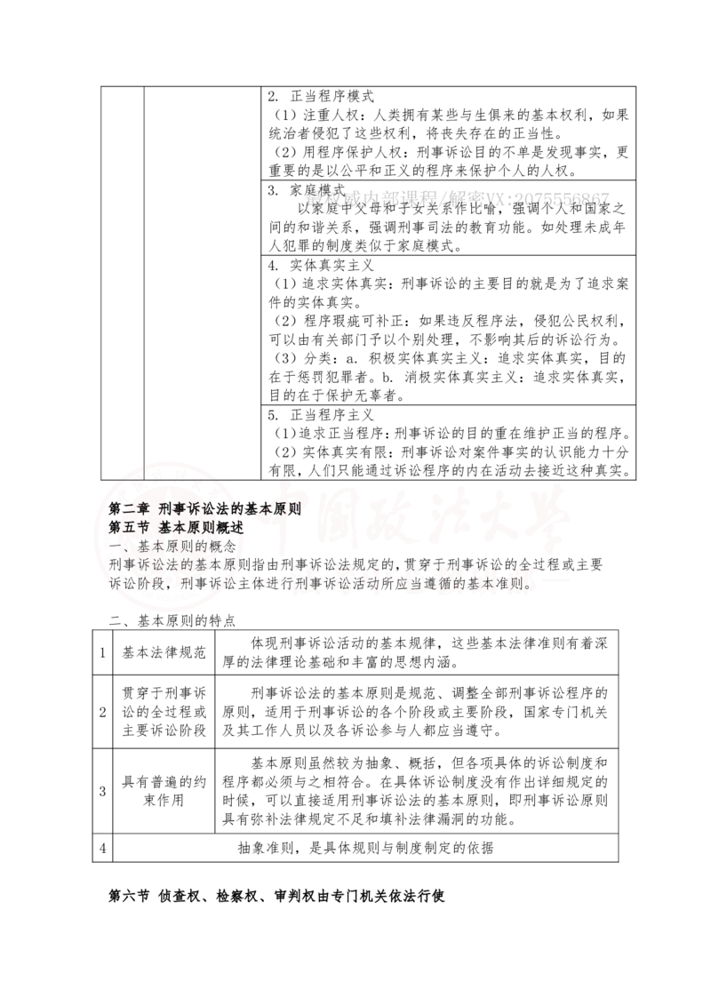 《1月17日上午第一章刑事诉讼法概述第二章刑事诉讼法基本原则随堂笔记_2026法考客观_法-D_01先行筑基（内部班）视频+讲义_刑诉法视频+讲义_00讲义》第5页预览
